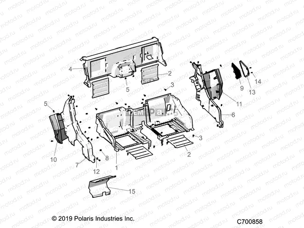 BODY | BODY, REAR CLOSEOFF, FENDERS AND FLOOR - G20GXJ99AP/AG (C700858)