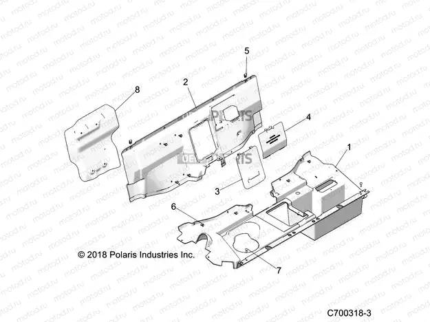 BODY | BODY, REAR CLOSEOFF -  Z20N4E92AL/AR/BL/BR (C700318-3)