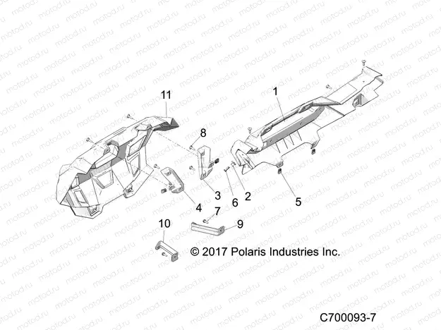 BODY | BODY, REAR FASCIA - Z20S1E99NG (C700093-7)