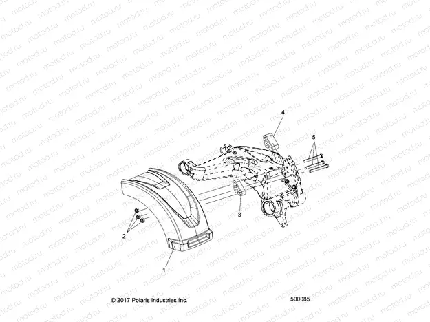 BODY | BODY, REAR FENDER (USA ONLY) - T20AAGHDAH/BH (500085)