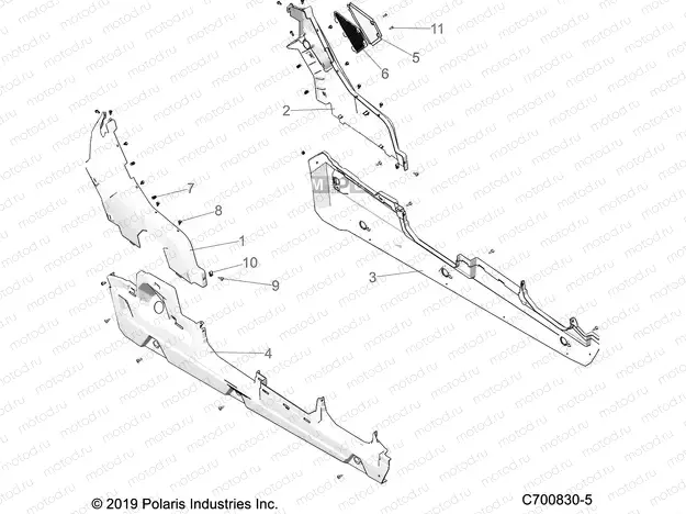 BODY | BODY, REAR, FENDERS, AND ROCKERS - G20GMD99AP/AG/BP/BG (C700830-5)