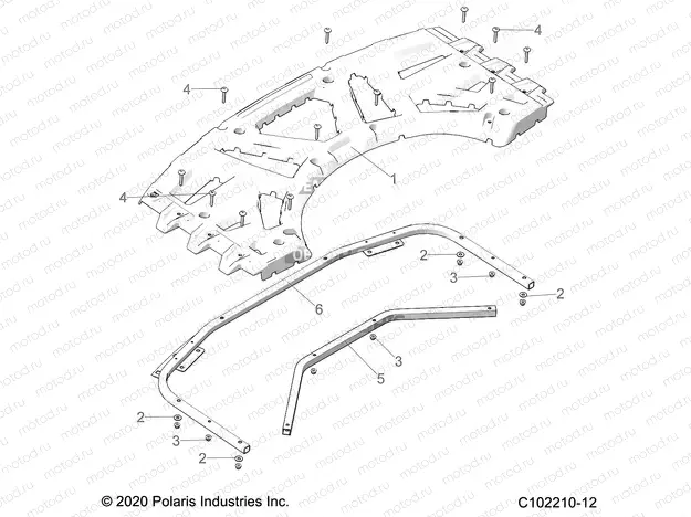 BODY | BODY, REAR RACK - A20SXN85A8/CA8 (C102210-12)