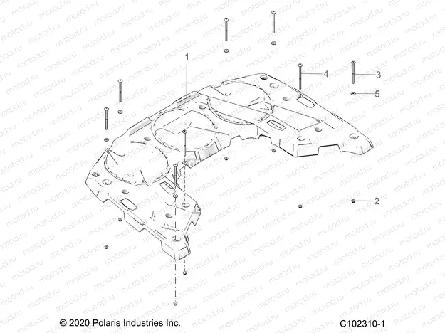 BODY | BODY, REAR RACK - A23SEA57F1/T57C1/C2/F1 (C102310-1)