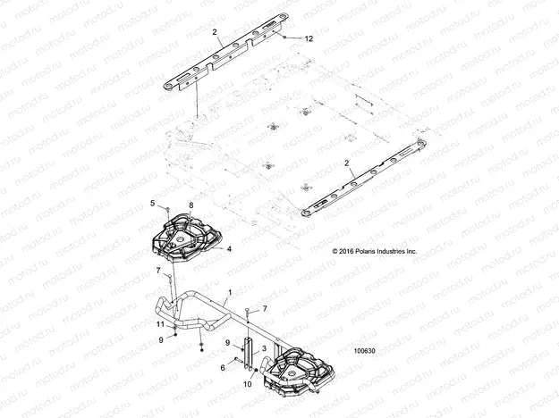 BODY | BODY, REAR RACK and BOX SIDE RAILS - A19S6E57F1/FL