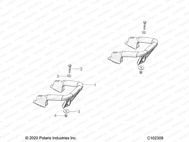BODY | BODY, REAR RACK, HANDGRIPS - A23SEA57F1/T57C1/C2/F1 (C102309)