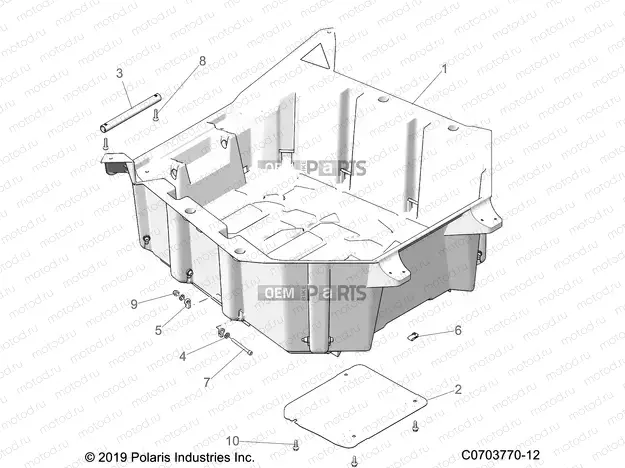 BODY | BODY, REAR RACK - Z21R4F92AH/BH (C0703770-12)