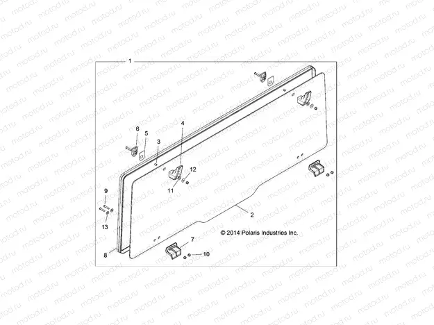 BODY | BODY, REAR WINDOW - R15RTA/E87A2/A5 (49RGRWINDSHIELD15900XP)