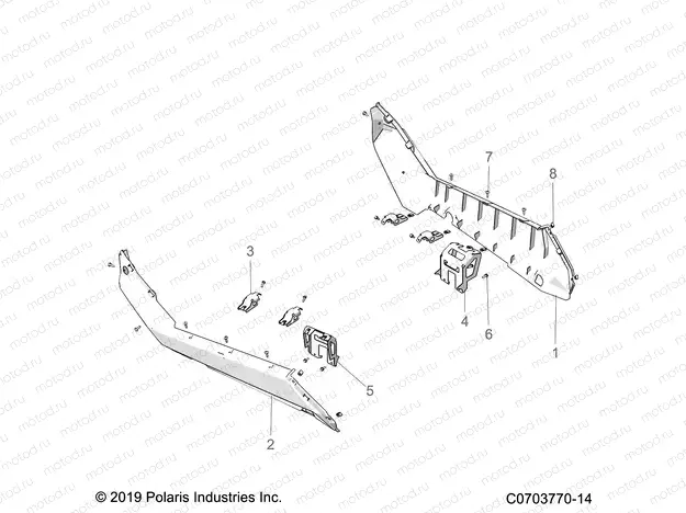 BODY | BODY, ROCKER - Z20RAB92AC/BC/AR/BR/D92AC/BC/AR/BR (C0703770-14)