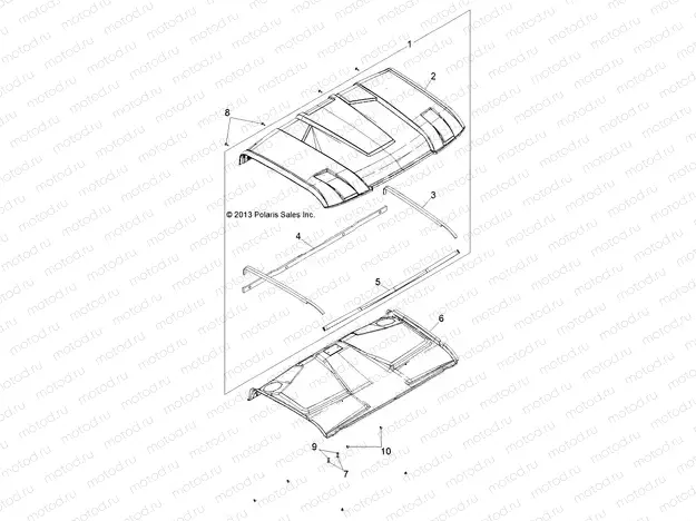 BODY | BODY, ROOF - D132M9JDJ (49BRUTUSROOF13)