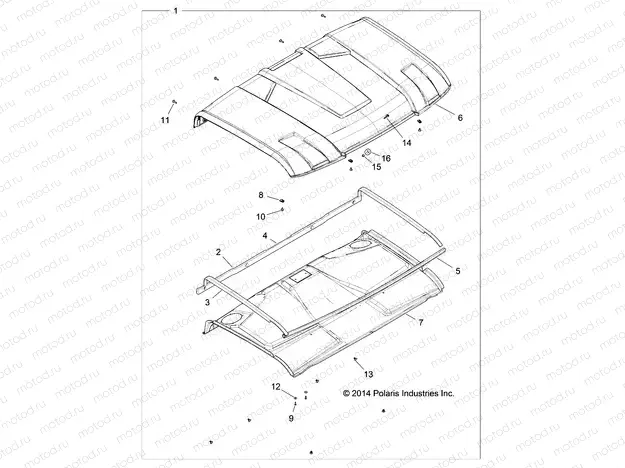 BODY | BODY, ROOF - R15RTA/E87A2/A5 (49RGRROOF15900XP)