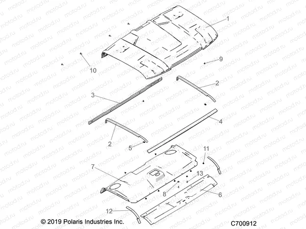 BODY | BODY, ROOF - R20RRK99A9/AA/AF/AP/AX/B9/BA/BF/BP/BX (C700912)
