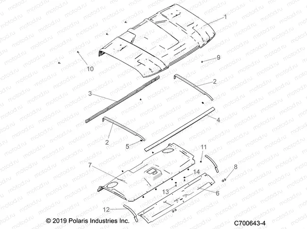 BODY | BODY, ROOF - R20RRW99A9/AA/AF/AP/AX/B9/BA/BF/BP/BX (C700643-4)