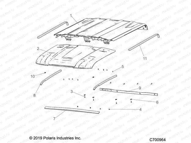 BODY | BODY, ROOF - R20RSF99AV/BV (C700964)