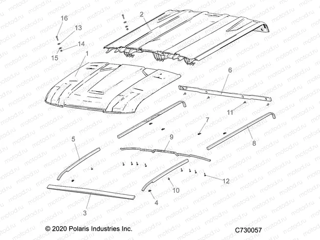 BODY | BODY, ROOF - R21RSK99A9/AP/AW/B9/BP/BW (C730057)