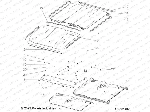 BODY | BODY, ROOF - R23RSV99AC (C0705492)