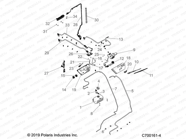 BODY | BODY, ROOF, WATER BOTTLE, WIPER AND HARNESSES - R20RSX99A9/AA/AP/AX/B9/BA/BP/BX (C700161-4)