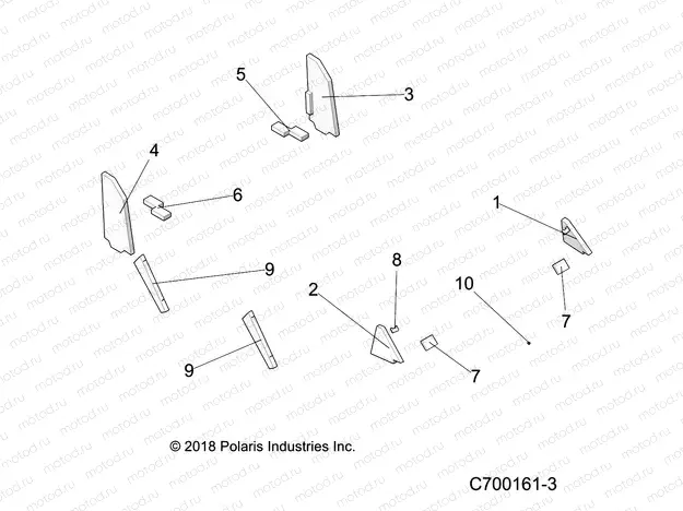 BODY | BODY, SEALING FOAM - R19RSU99A9/AD/B9/BD (C700161-3)