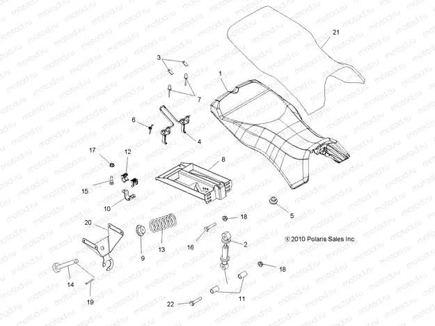 BODY | BODY, SEAT - A13MN50ET/EX (49ATVSEAT11SP500TR)