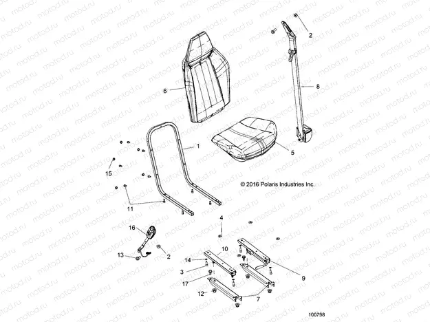 BODY | BODY, SEAT - A20HAB15A2 (100798)