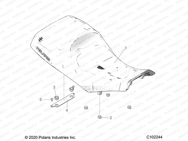 BODY | BODY, SEAT - A20S6E57A1/3A1 (C102244)