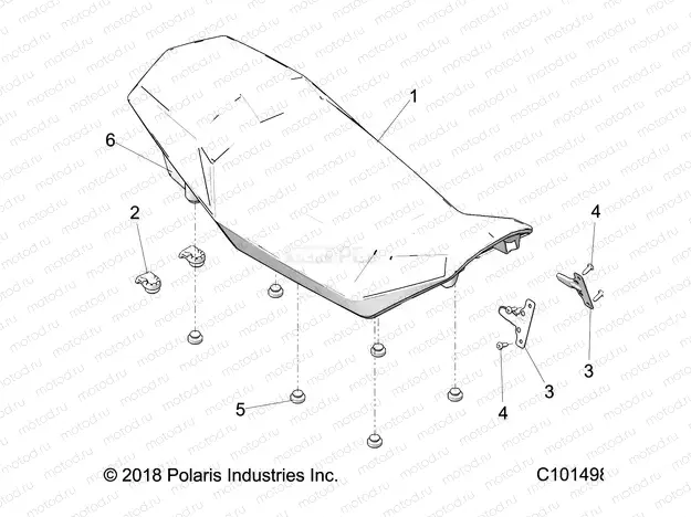 BODY | BODY, SEAT - A20SGE95AK (C101498)