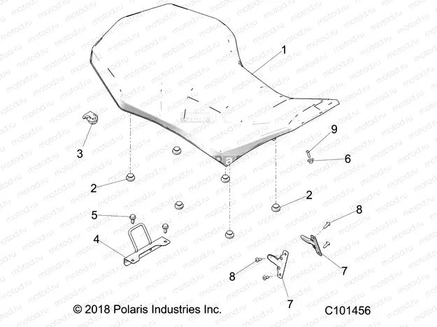 BODY | BODY, SEAT - A20SLZ95AE (C101456)