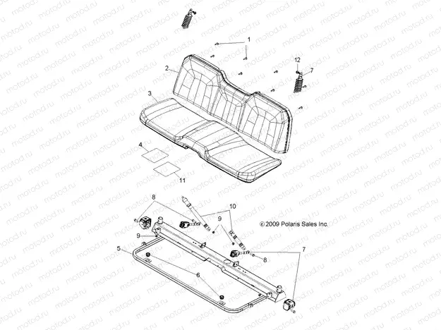 BODY | BODY, SEAT and BASE - R10HR76AG/AR (49RGRSEAT10800)