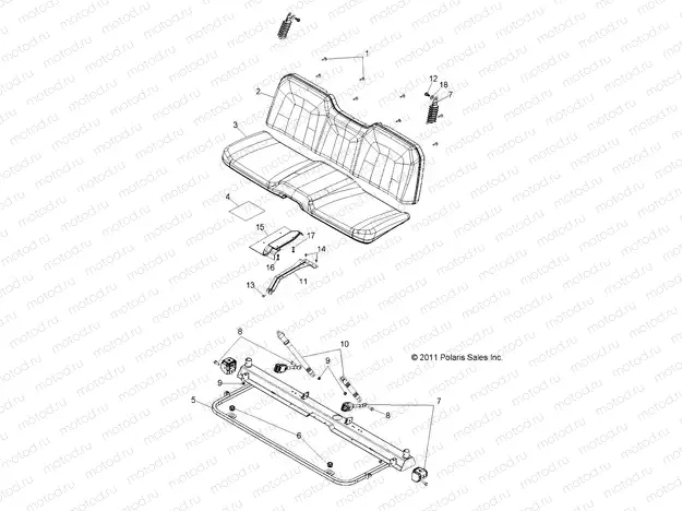 BODY | BODY, SEAT and BASE - R13HR76AG/AR (49RGRSEAT126X6)