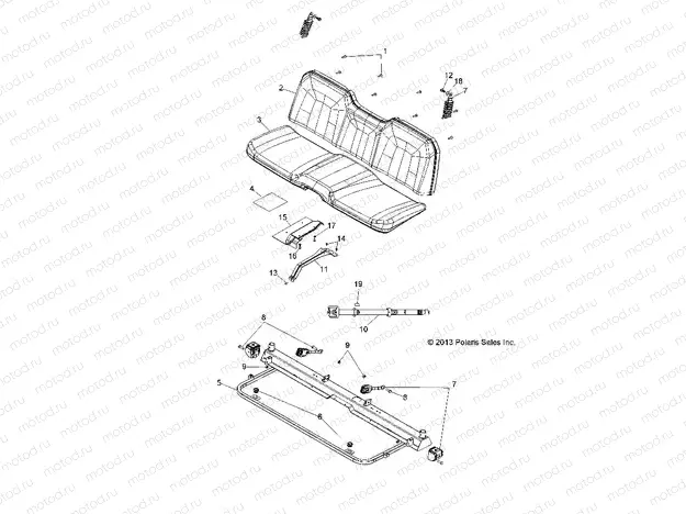 BODY | BODY, SEAT and BASE - R15RAA76AA/AJ (49RGRSEAT146X6)