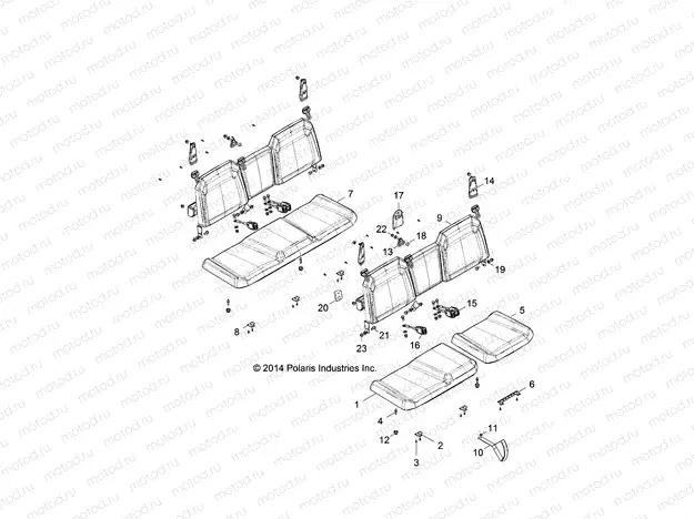 BODY | BODY, SEAT and BASE - R16RVAD1A1 (49RGRSEAT15DCREW)