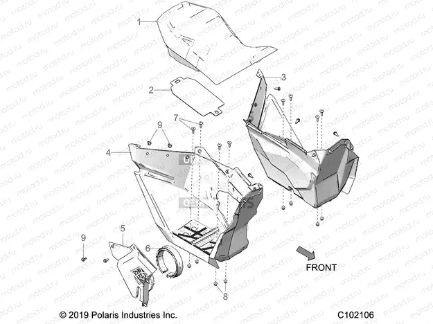 BODY | BODY, SEAT AND FOOTWELLS - A21HBB07N3/N7 (C102106)