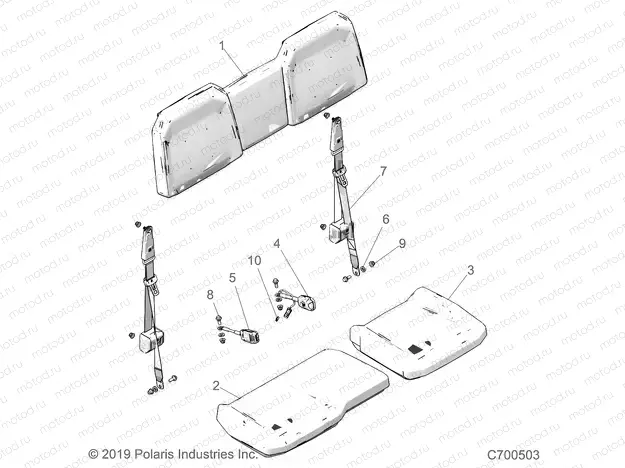 BODY | BODY, SEAT AND SEAT BELTS - D21BBPD4B4 (C700503)