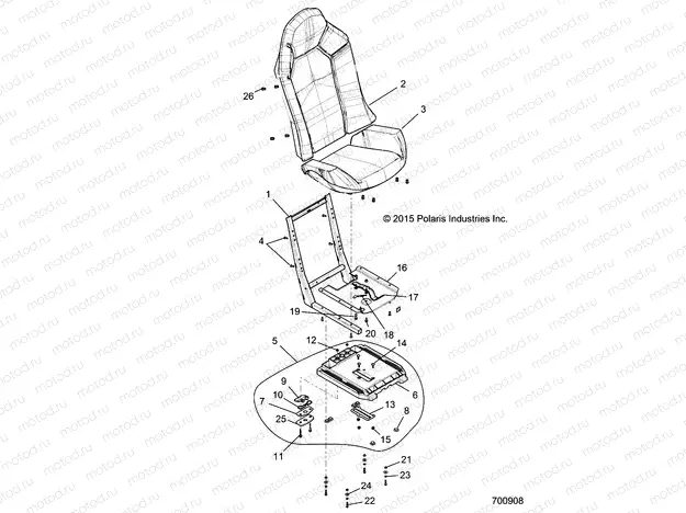 BODY | BODY, SEAT ASM. AND SLIDER - Z16VDE92NH/NW (700908)