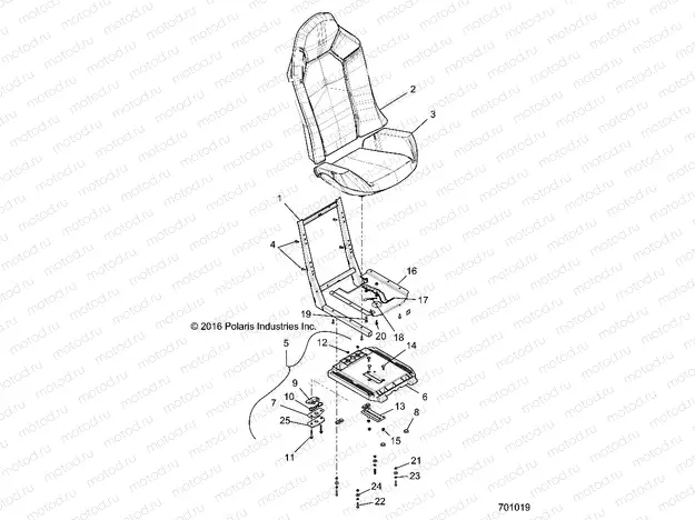 BODY | BODY, SEAT ASM. AND SLIDER - Z20NAE99FC/E99NC/S99FC (701178)