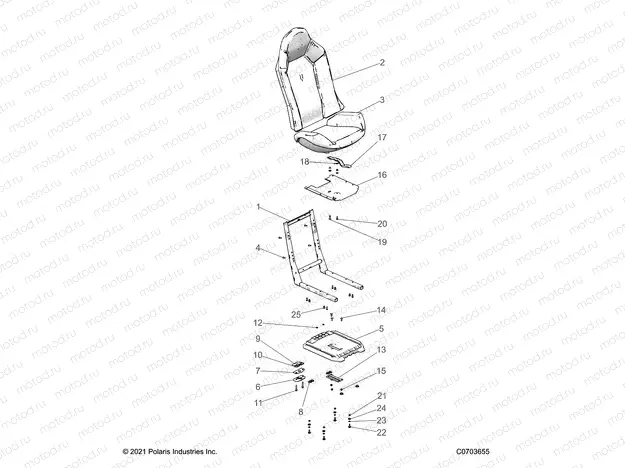 BODY | BODY, SEAT ASM. AND SLIDER - Z23ASE99A4/B4/K99A4(C0703655)