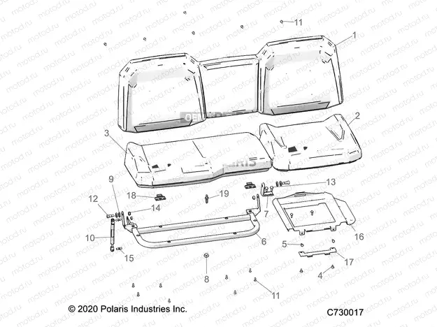 BODY | BODY, SEAT ASM. - R21TAE99FA/SFA (C730017)