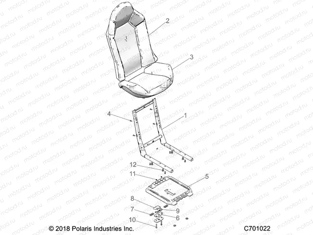 BODY | BODY, SEAT ASM. - Z20A5A87B2 (C701022)
