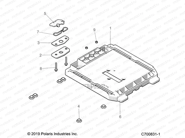 BODY | BODY, SEAT BASE - Z20ASS99C2/CH (C700831-1)