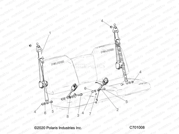 BODY | BODY, SEAT BELT AND MOUNTING - R20RRE99J1 (C700332)