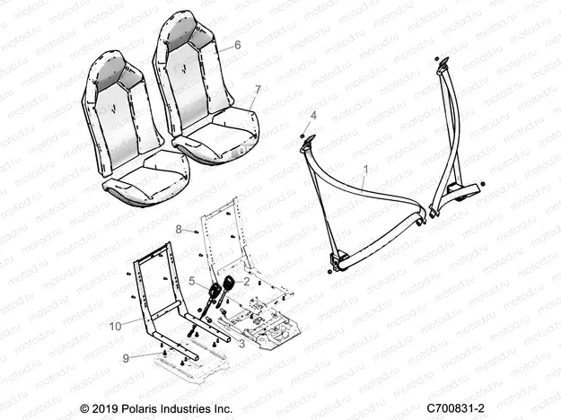BODY | BODY, SEAT BELT AND MOUNTING - Z20ASS99C2/CH (C700831-2)