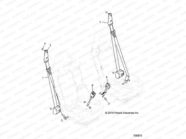 BODY | BODY, SEAT BELT MOUNTING - R16RGE99A7/AE/AV (700284)
