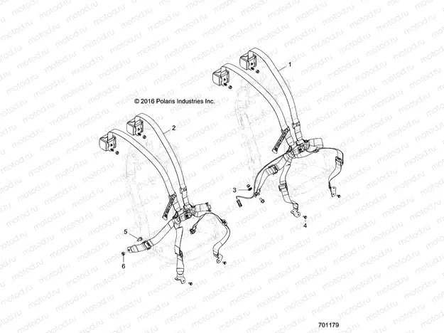 BODY | BODY, SEAT BELT MOUNTING - Z20NAR99AZ/BZ (701179)