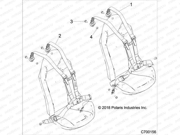BODY | BODY, SEAT BELT MOUNTING - Z20PAE92AC/BC/F92AC/LC (C700156)