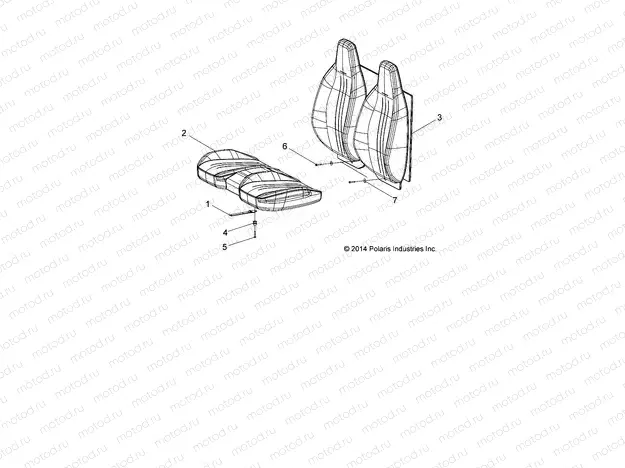 BODY | BODY, SEAT, BENCH and HOLD DOWN, US - L15G2AGALA/2D/2L/2S/4A/4S/6A/6S ALL OPTIONS (49GEMBODY15SEATUS)