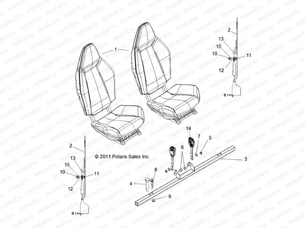 BODY | BODY, SEAT MOUNTING and BELTS - R13JT87AD/AL/9EAK/EAL/EAO/EAT/EAW/EAP (49RGRSEATMTG12RZRXP)
