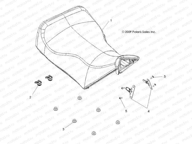 BODY | BODY, SEAT, OPERATOR - A13DN5EFL (49ATVSEAT10SPTRGEPS)
