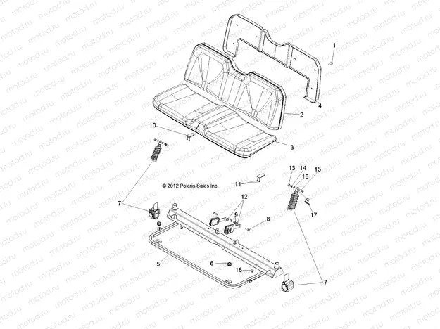 BODY | BODY, SEAT - R13RH45AG (49RGRSEAT13400)