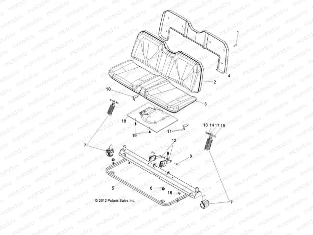 BODY | BODY, SEAT - R13RH76AG/AH/AN (49RGRSEAT13800MID)