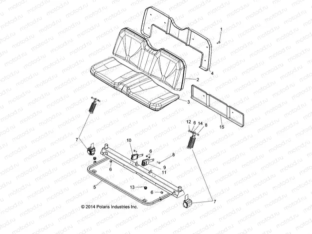 BODY | BODY, SEAT - R15RNA57AA/AC/AR/E57AS (49RGRSEAT15570MC)