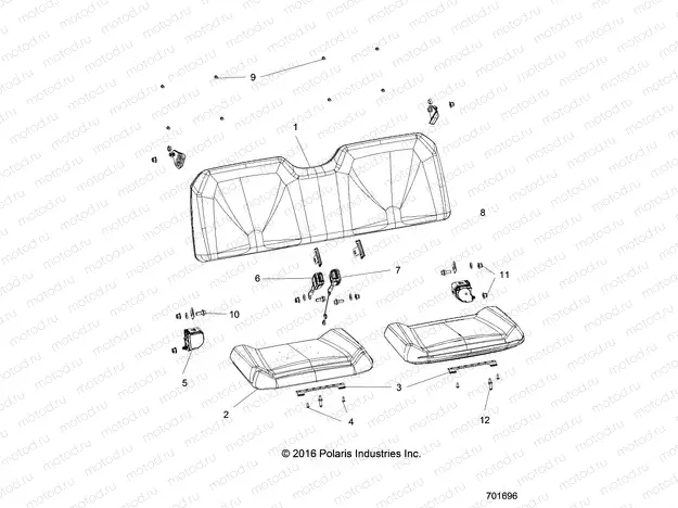 BODY | BODY, SEAT - R20MAA57K1 (701696)